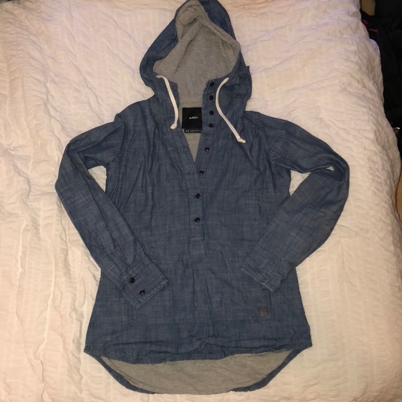 Burton Tops - Burton Denim Pullover With Lining